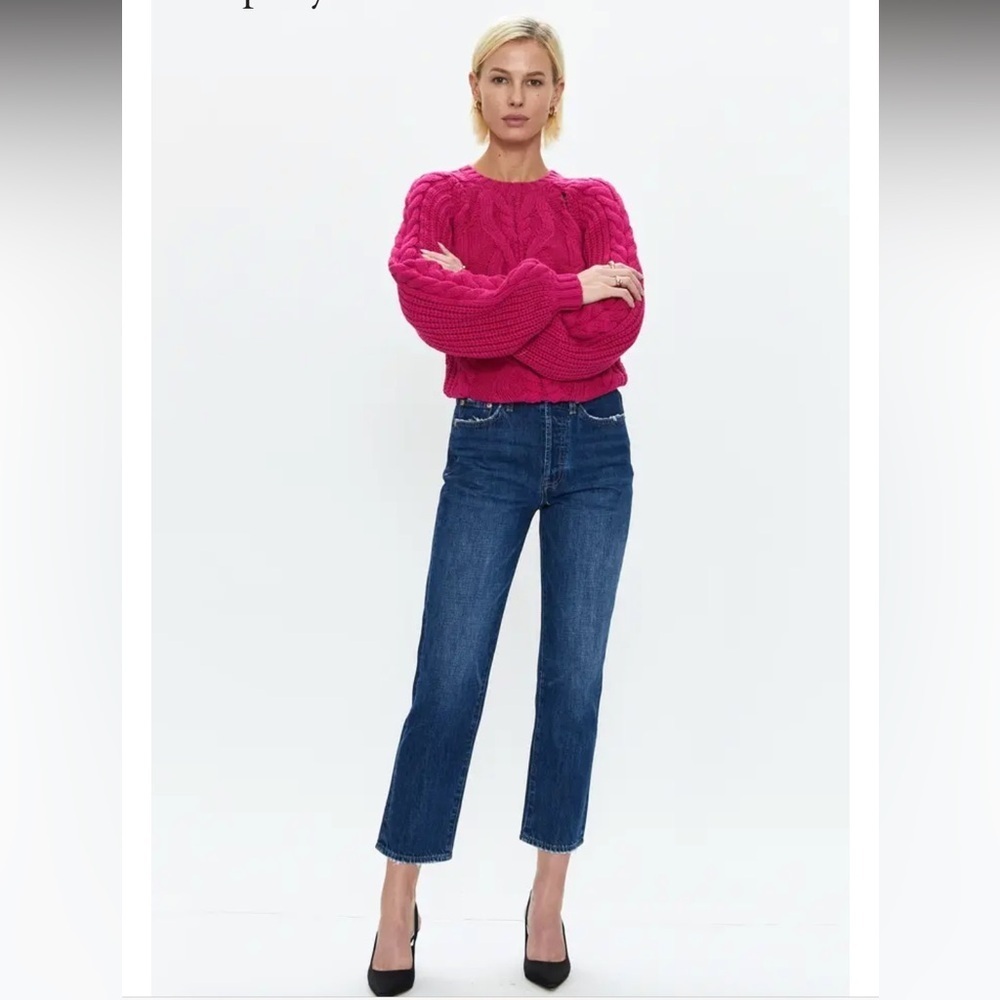 Pistola Women's Straight Leg Jeans - Dark Blue